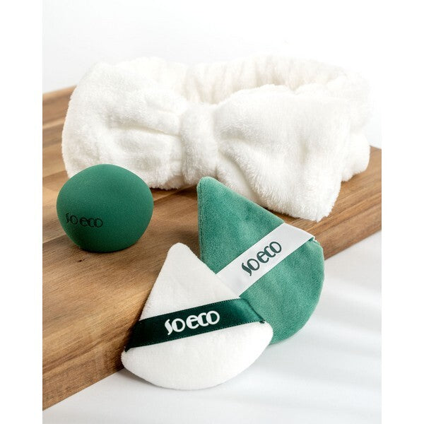 So Eco Prep & Blend Set includes headband, puffs, sponge (British brand)