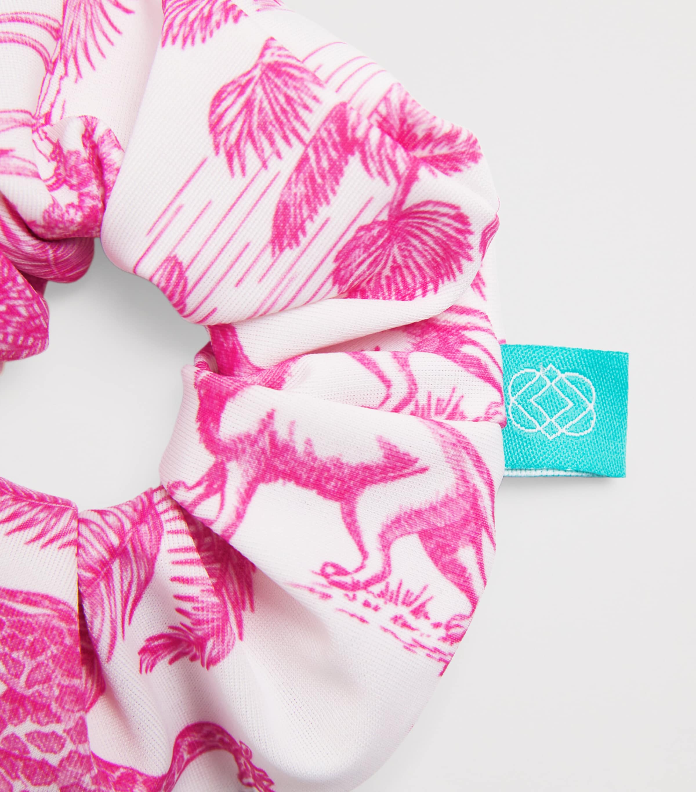 Marie Raxevsky jungle print scrunchie hair band, imported from the UK