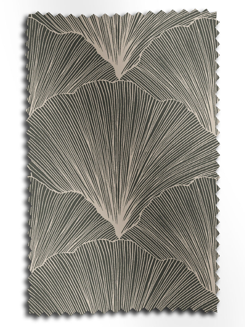 Next Ebony Kilim blackout roller blind with leaf motif, UK version
