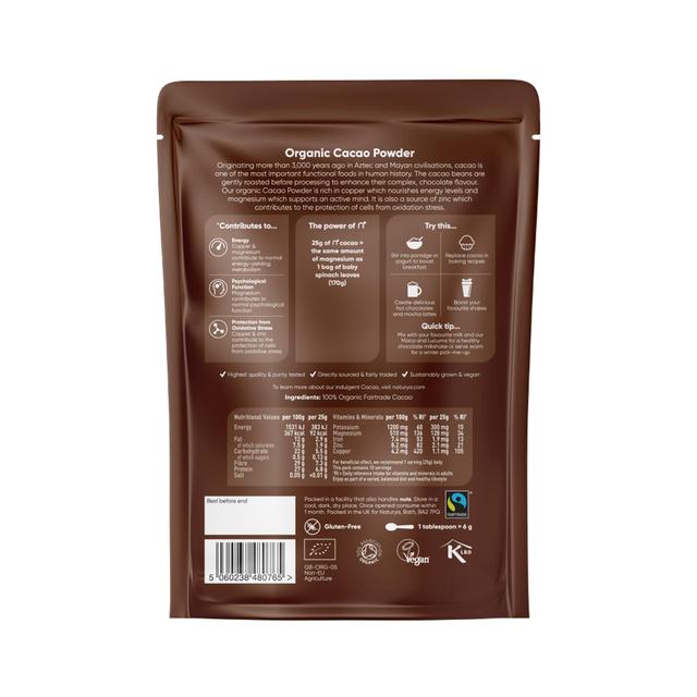 Naturya Organic Fair Trade Cacao Powder   250g GOODS M&S   