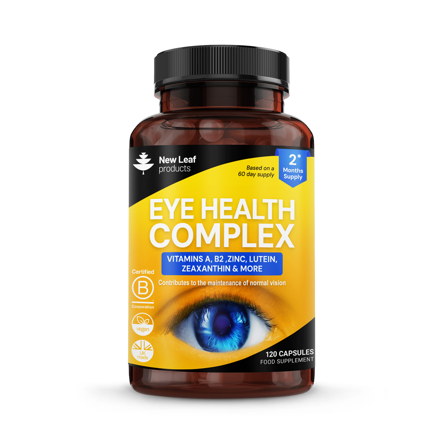 New Leaf Products eye health complex 120 capsules (British brand)
