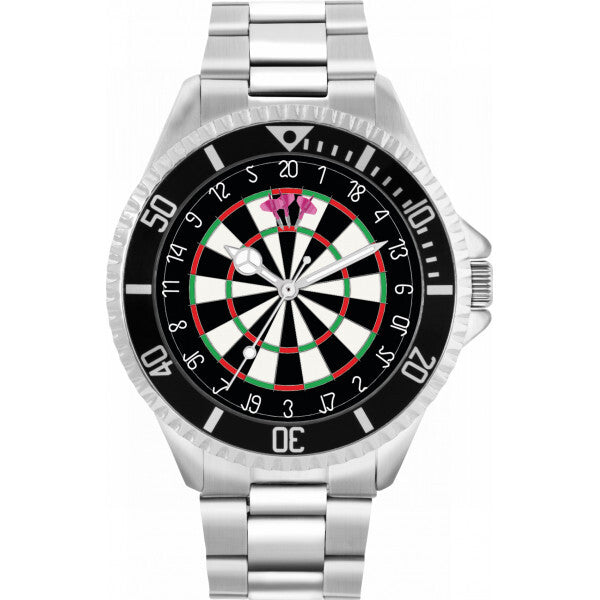 Toff London pink dartboard watch 42mm, imported from the UK