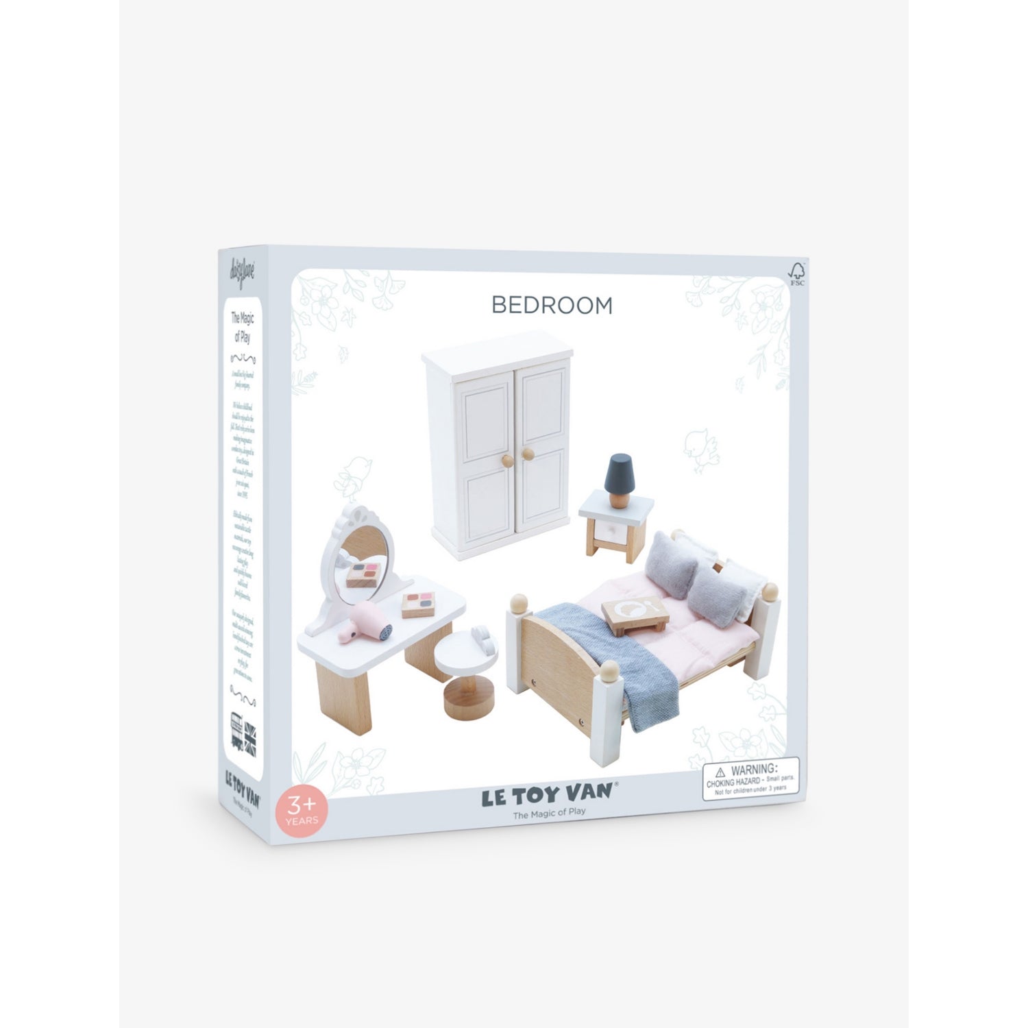 Le Toy Van Daisy Lane master bedroom set, imported from the UK
