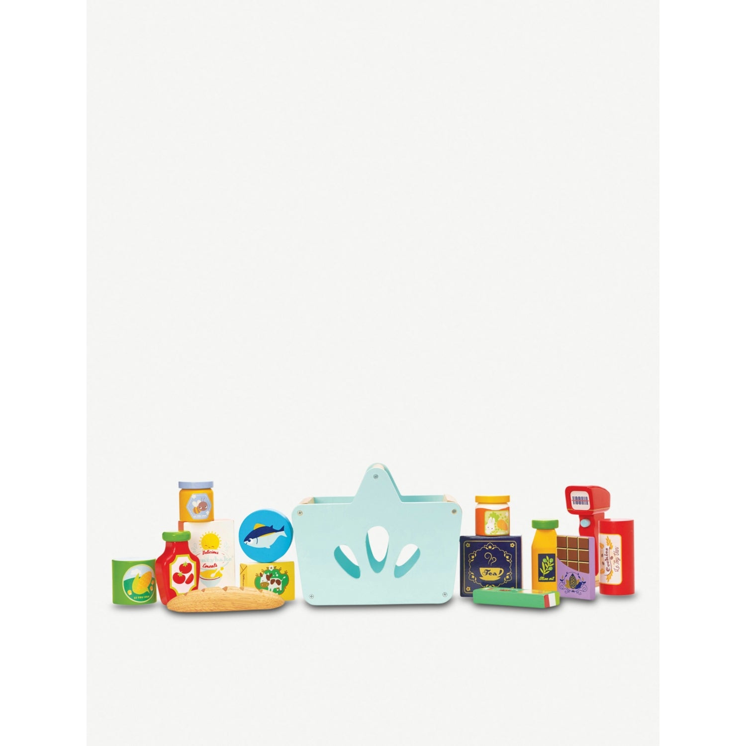 Le Toy Van wooden grocery scanner set, imported from the UK