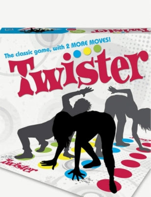 Hasbro Twister game with mat and spinner - British product