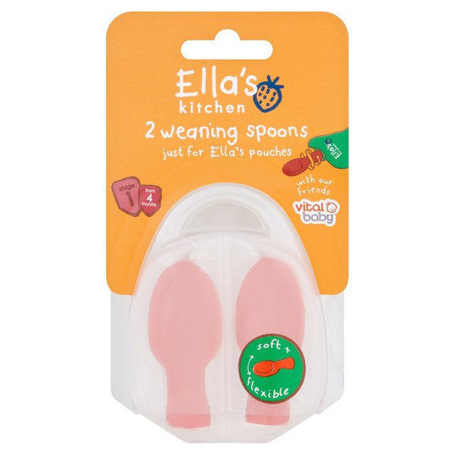 Vital Baby Ella's Kitchen Weaning Spoon Tips   2 per pack