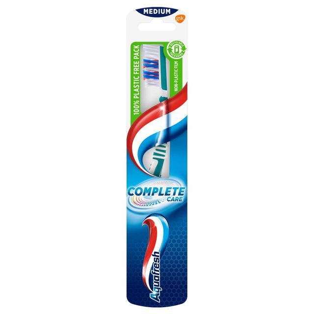 Aquafresh Toothbrush Complete Care For Hard To Reach Areas Medium GOODS M&S   