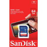 SanDisk Blue SDXC 64GB memory card - British product