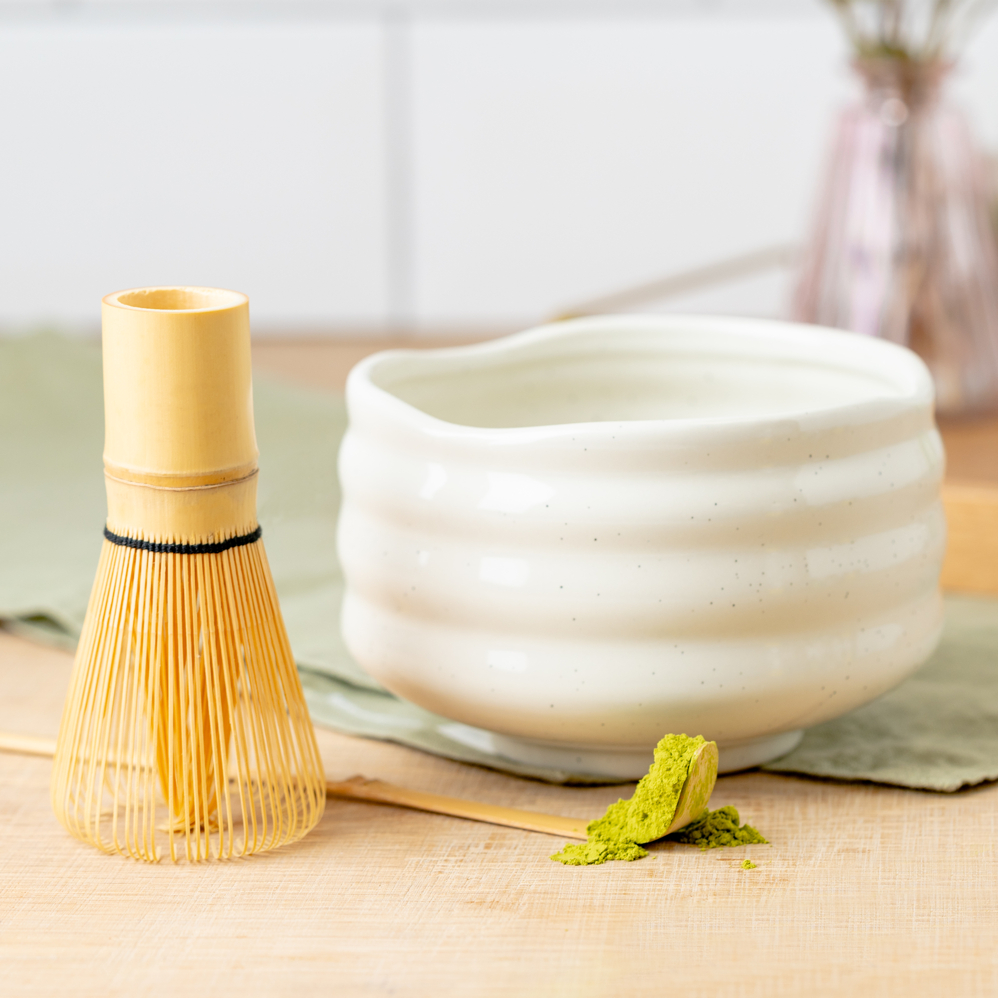 Whittard Cotton White Matcha Bowl 500ml - British product