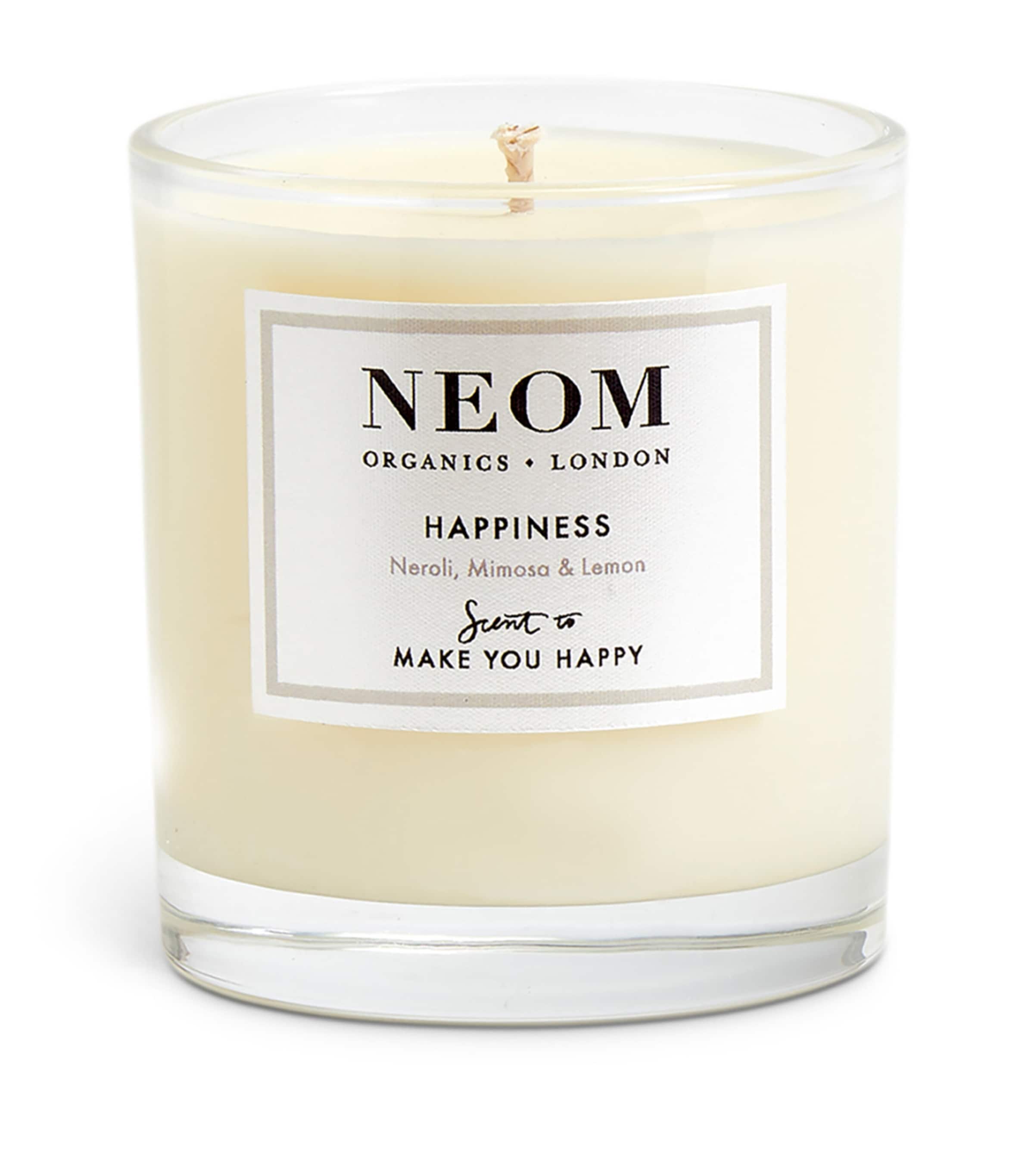 NEOM Happiness Candle 185g, imported from the UK