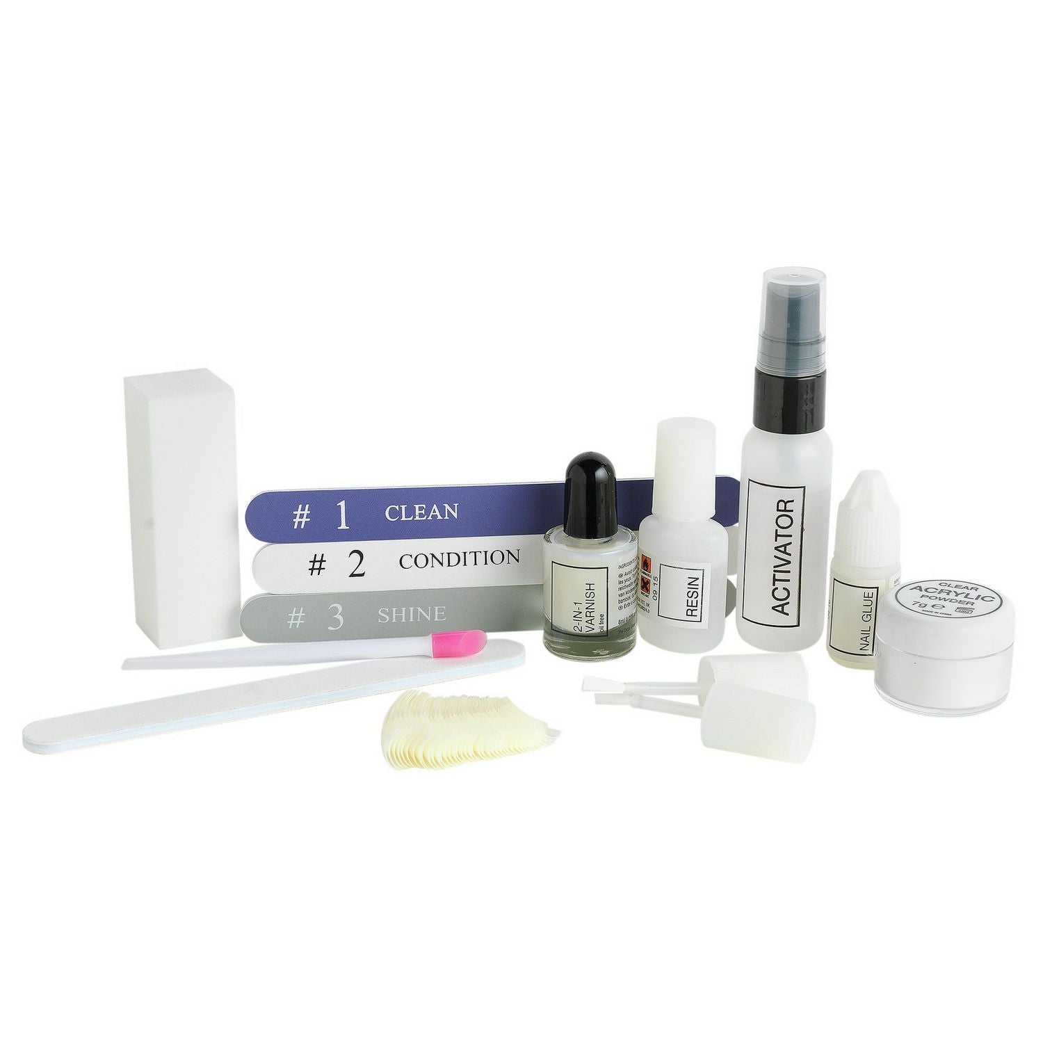 Rio Quick Dip acrylic nails extension kit, imported from the UK