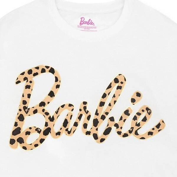 Barbie Womens Animal Print Pyjama Set (L)