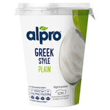 Alpro Greek Style Plain Yoghurt Alternative   400g GOODS M&S   