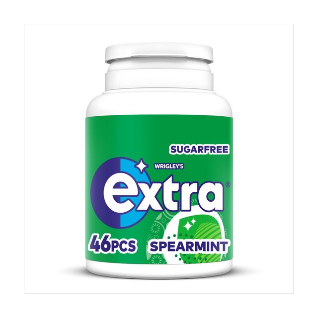 Extra Spearmint Sugarfree Chewing Gum Bottle   46 per pack GOODS M&S   