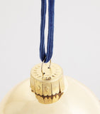 Harrods 2026 bauble glass ornament with velvet loop - British product