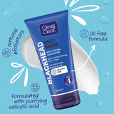 Clean & Clear blackhead clearing face scrub 150ml, UK version