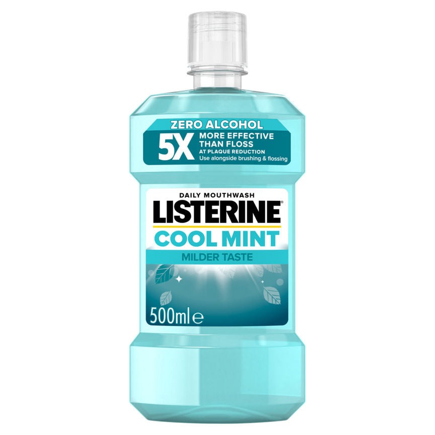 Listerine Essentials Cool Mint Milder Taste Mouthwash GOODS ASDA   