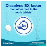 Imodium Instants 12 tablets diarrhoea relief, imported from the UK