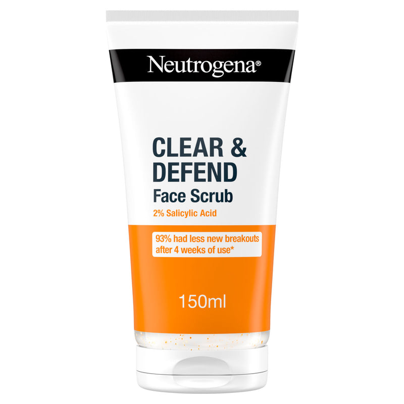 Neutrogena facial scrub 2% Salicylic Acid 150ml (British brand)