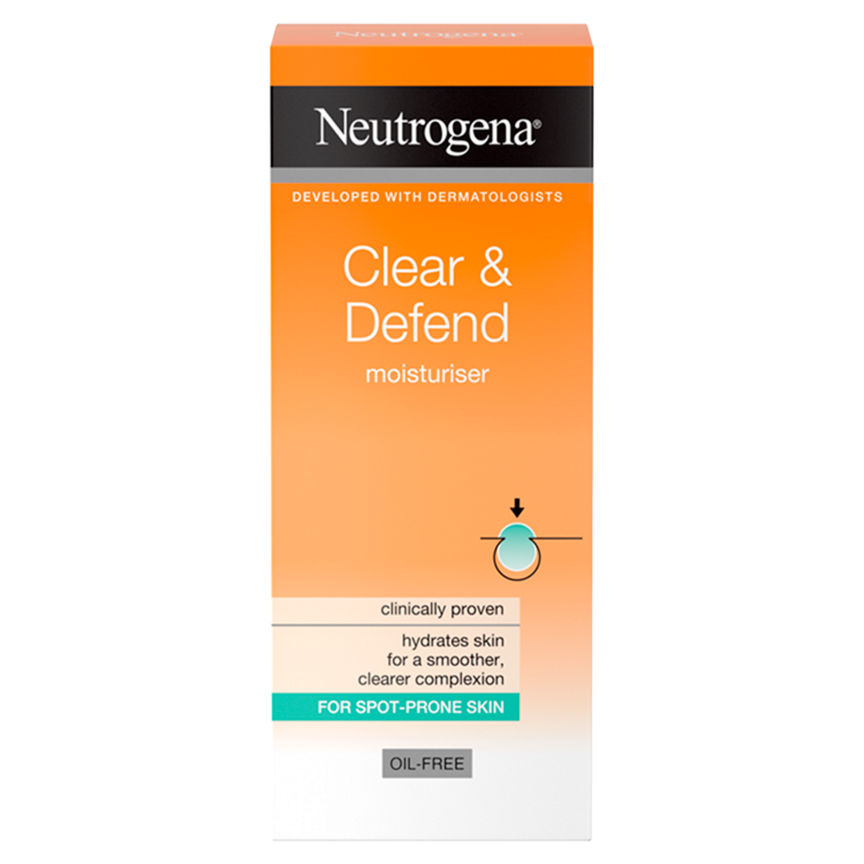 Neutrogena Clear & Defend 0.5% Salicylic Acid Moisturiser 50ml