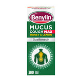 Benylin Mucus Cough Max honey lemon syrup 300ml, imported from the UK