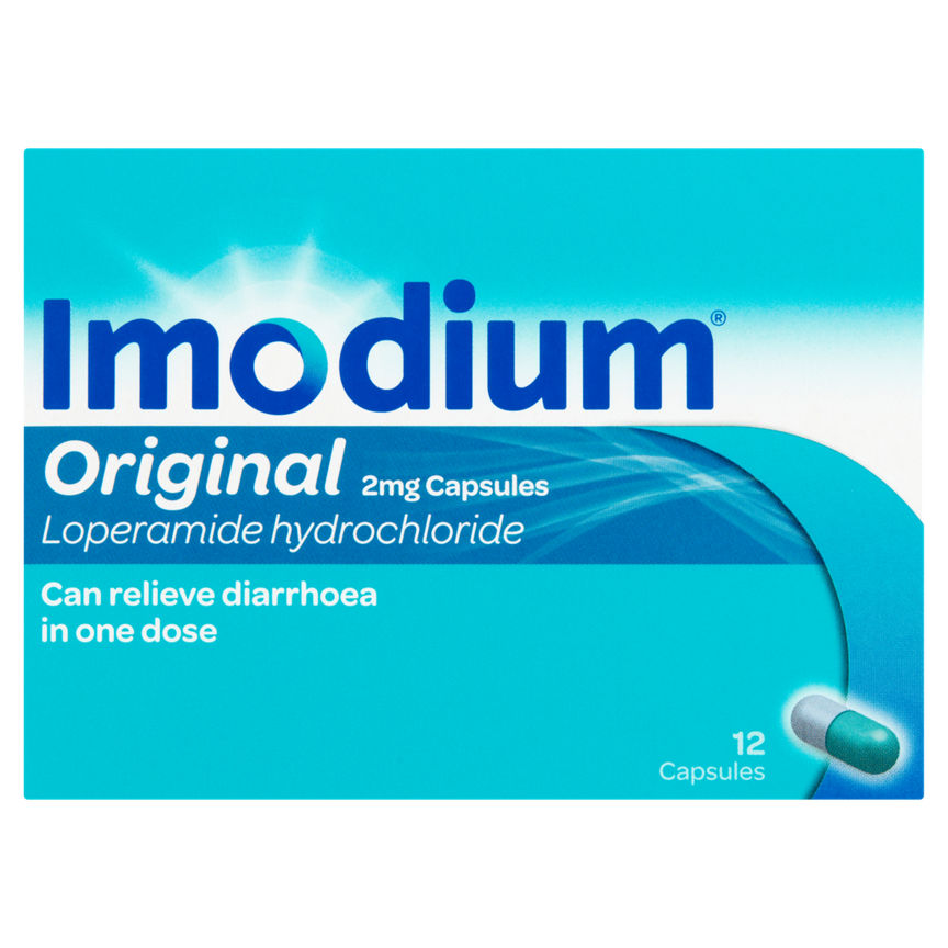 Imodium Original 2mg Capsules 12 Capsules GOODS ASDA   