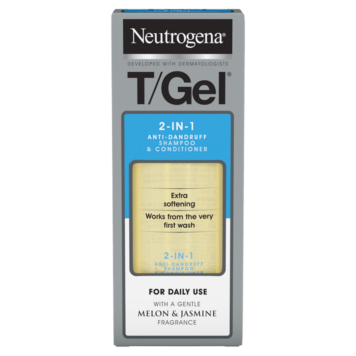 Neutrogena T/Gel Anti-Dandruff 2-in-1 Shampoo & Conditioner 250ml