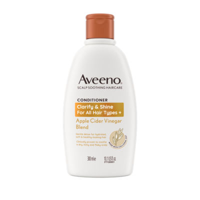 ASDA Aveeno Clarify and Shine Apple Cider Vinegar Conditioner 300ml- Buy online at McGrocer