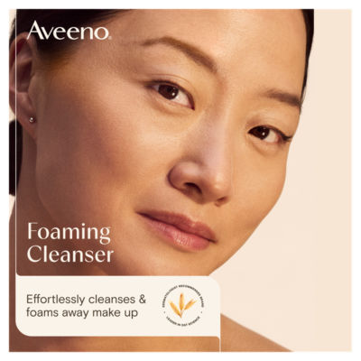 Aveeno CALM+RESTORE foaming cleanser 200ml, UK version