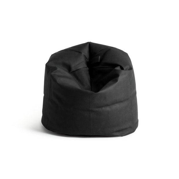 Kaikoo faux leather bean bag black, imported from the UK