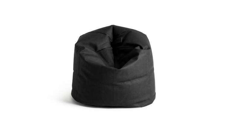 Kaikoo faux leather bean bag black, imported from the UK