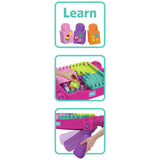 Mega Bloks Build n Learn table pink, UK version