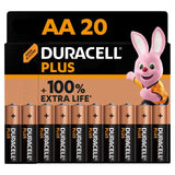 Duracell Plus 100% AA Alkaline Batteries   20 per pack GOODS M&S   