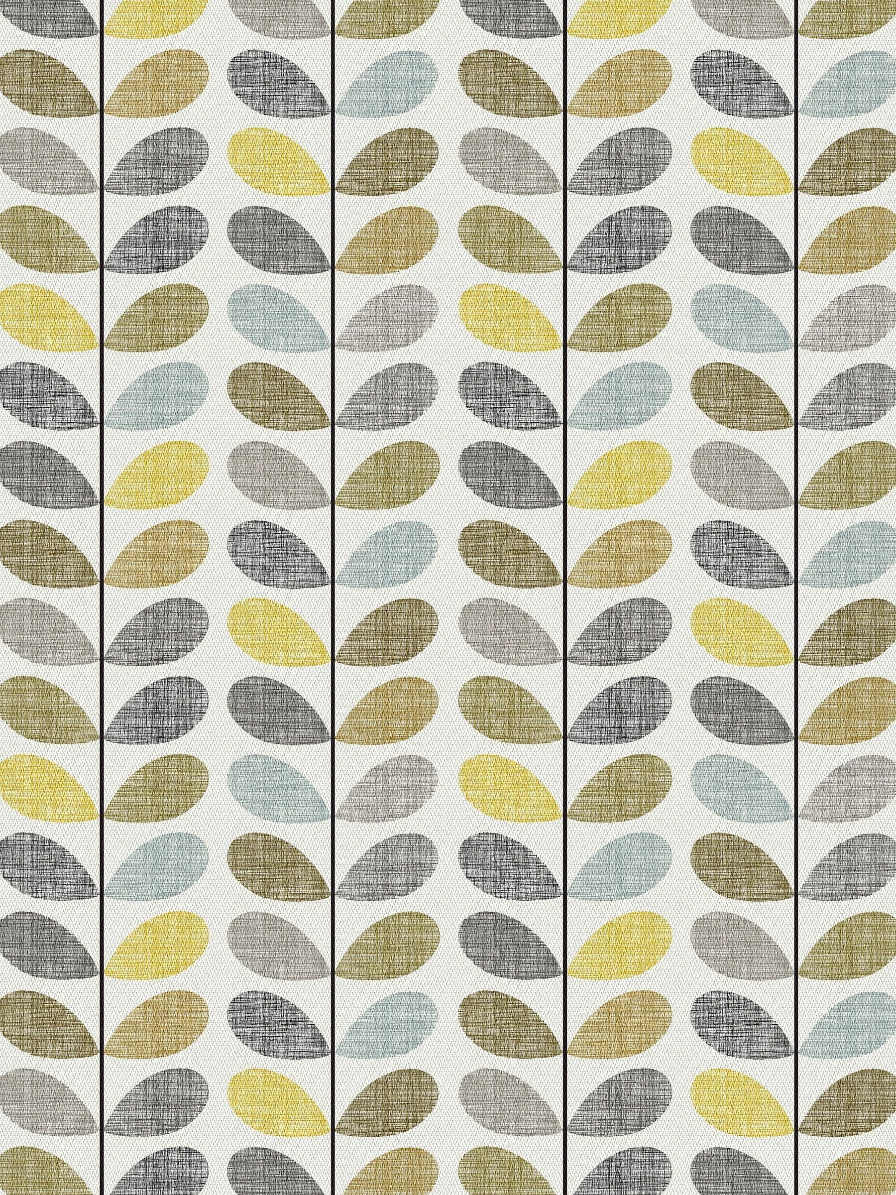 Orla Kiely Green Scribble Stem rullegardin, UK-versjon