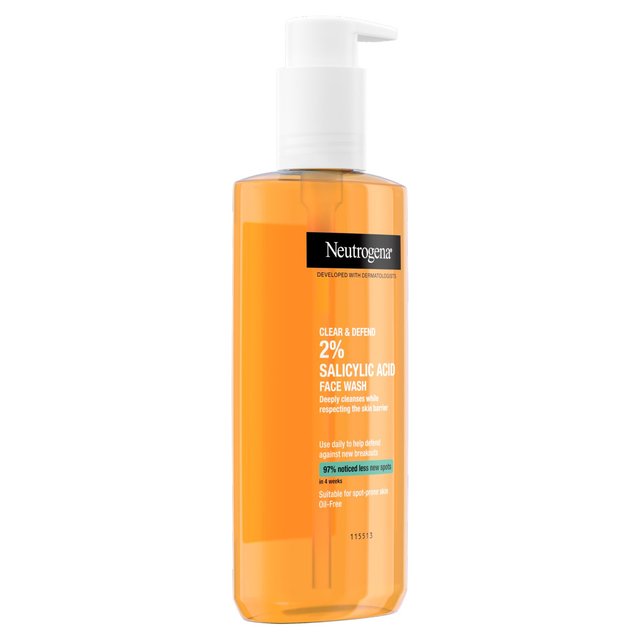 Neutrogena Clear & Defend Facial Wash   200ml GOODS M&S   