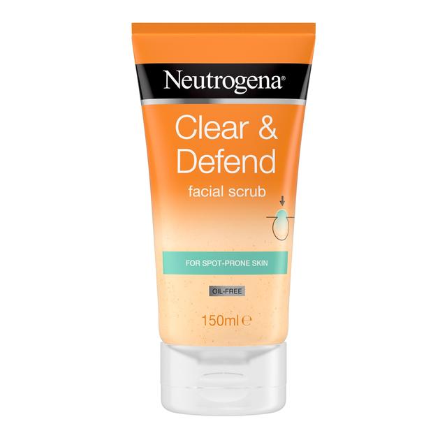 Neutrogena Clear & Defend Facial Scrub   150ml GOODS M&S   