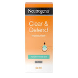 Neutrogena Clear & Defend Oil Free Moisturiser   50ml GOODS M&S   