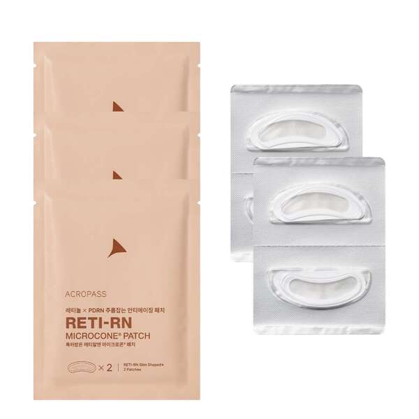 Acropass Reti-RN microneedle patch slim type 6 patches (British brand)