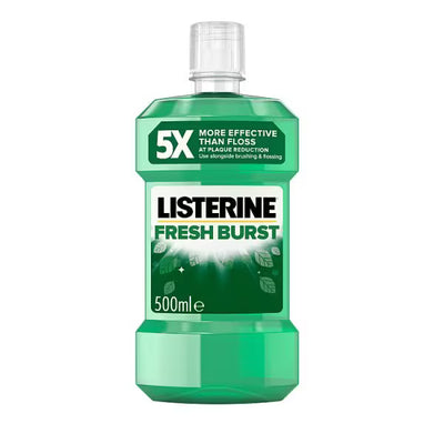 Superdrug Listerine Freshburst Anti-Bacterial Mouthwash 500ml- Buy online at McGrocer
