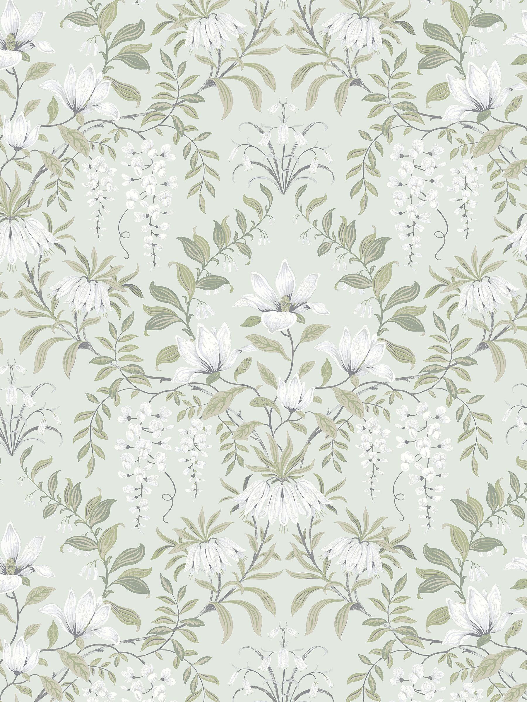 Laura Ashley Parterre salbeigrüner Rollvorhang - britisches Produkt