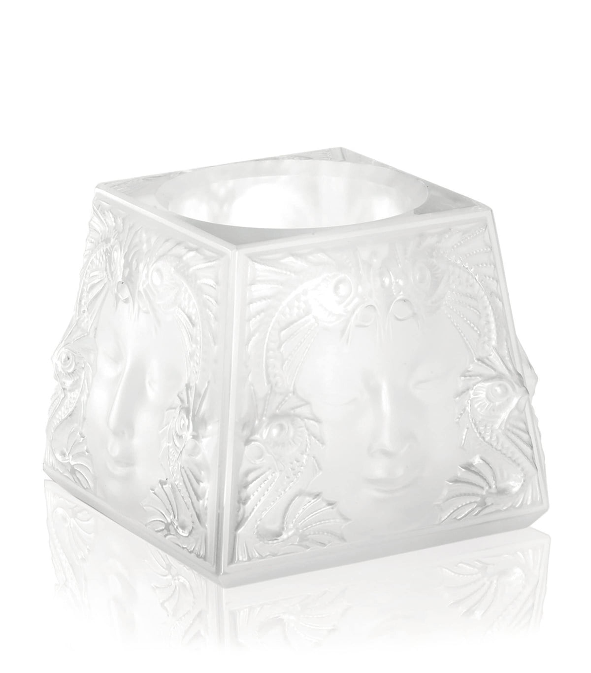 Lalique Masque de Femme votive candle holder, UK version