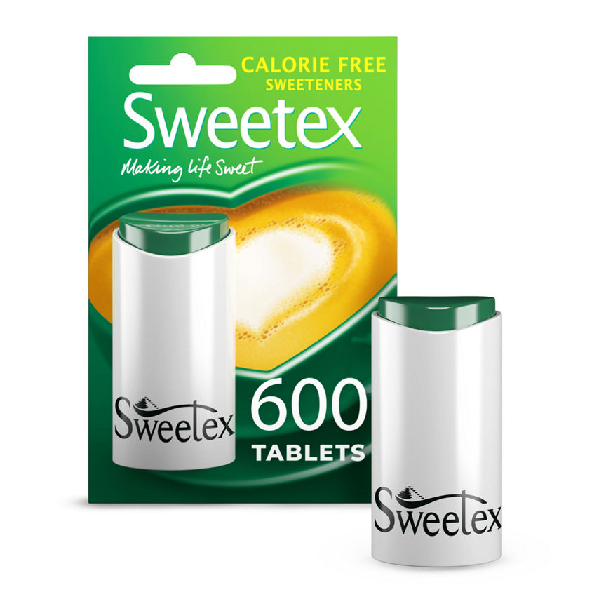 Sweetex Calorie Free Sweeteners 600 Tablets GOODS ASDA   