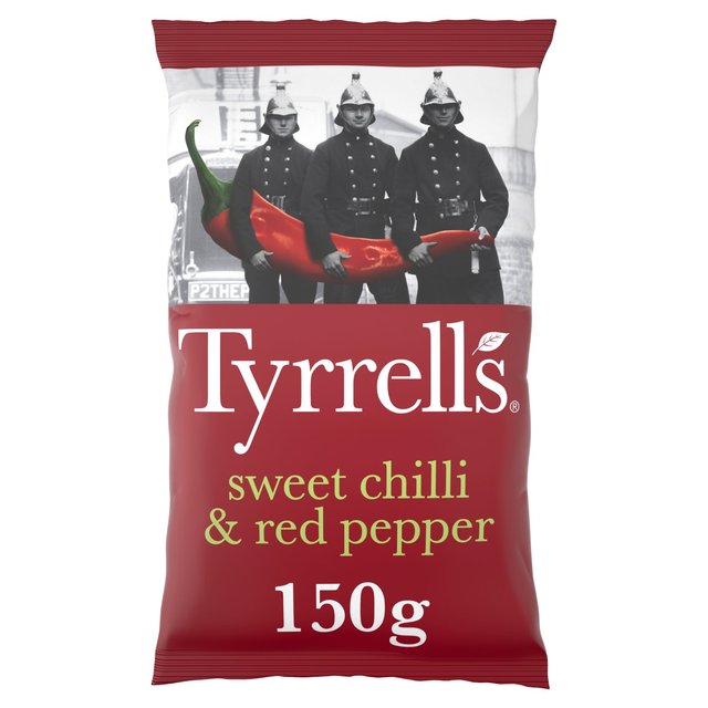 Tyrrells Sweet Chilli & Red Pepper Sharing Crisps   150g