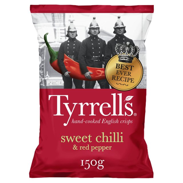 Tyrrells Sweet Chilli & Red Pepper Sharing Crisps   150g