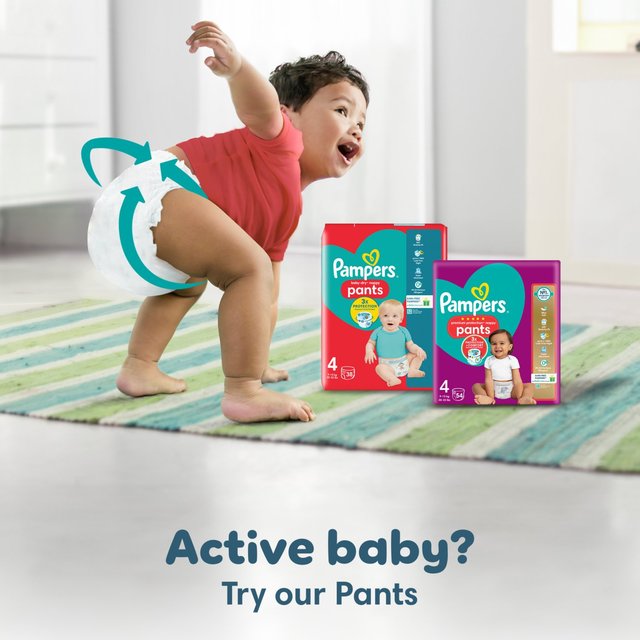 Pampers Baby-Dry Nappies Size 4 (9-14kg) Jumbo+ Pack   84 per pack