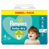 Pampers Baby-Dry Nappies Size 4 (9-14kg) Jumbo+ Pack   84 per pack GOODS M&S   