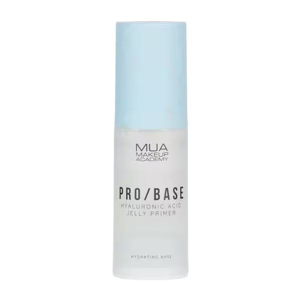 MUA Pro Base Hydrating Hyaluronic Jelly Primer, imported from the UK