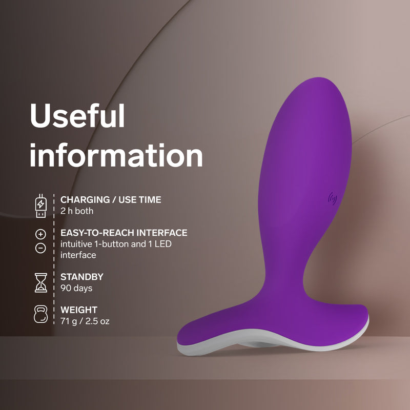 LELO SURFER prostate massager purple, imported from the UK
