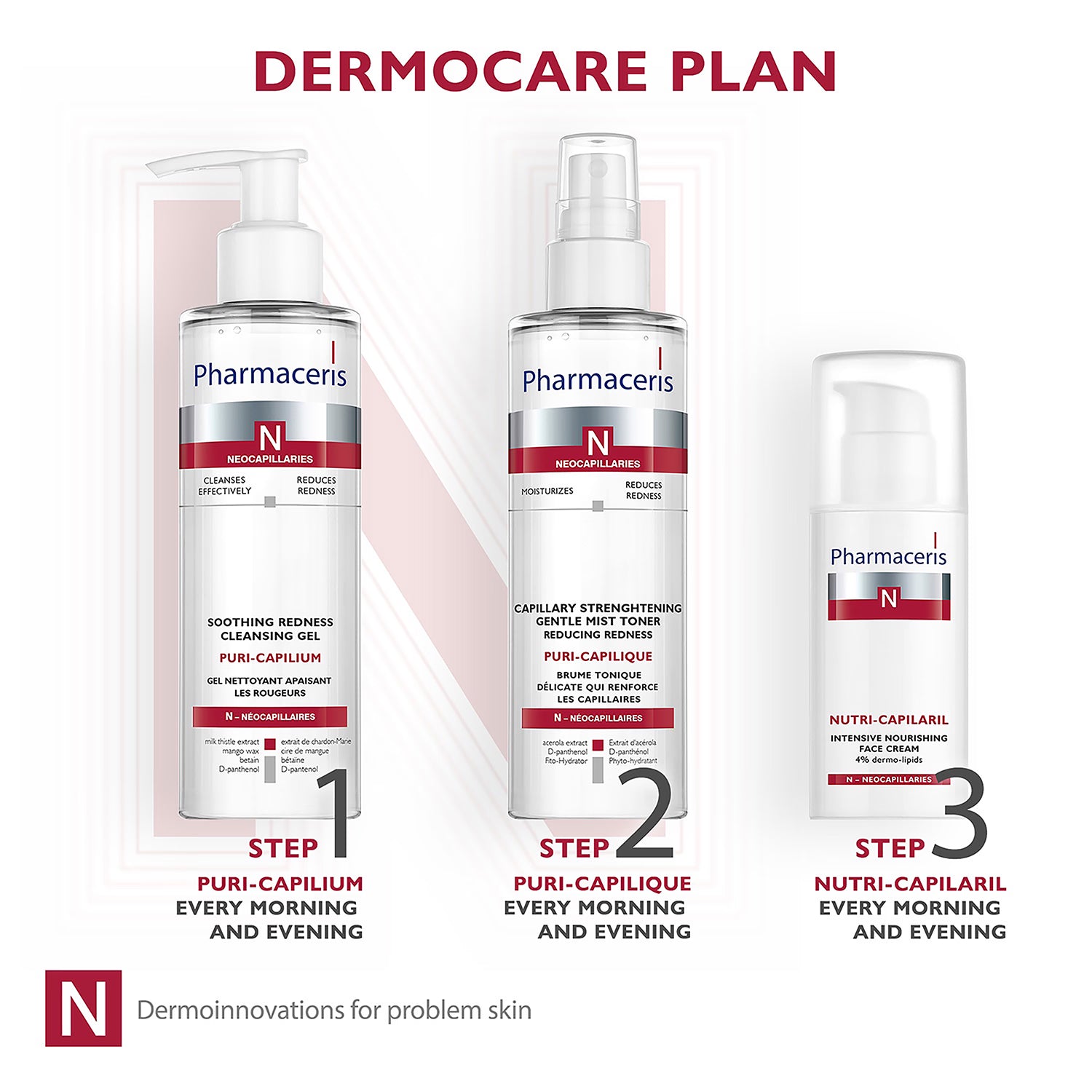 Pharmaceris N Puri-Capilium cleanser 190ml, imported from the UK