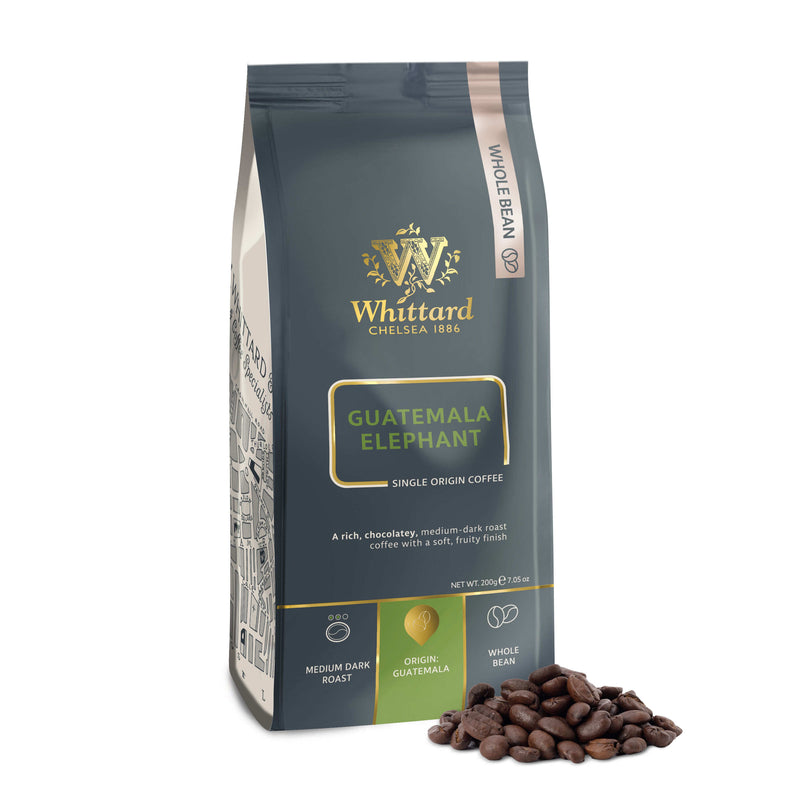 Whittard Guatemala Elephant coffee beans 200g (British brand)